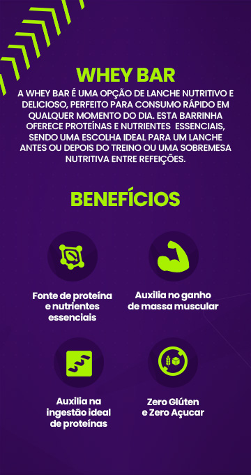 Benefícios Whey Bar